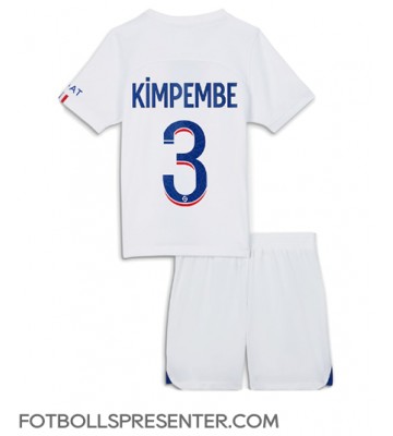 Paris Saint-Germain Presnel Kimpembe #3 Tredje tröja Barn 2022-23 Kortärmad (+ korta byxor)